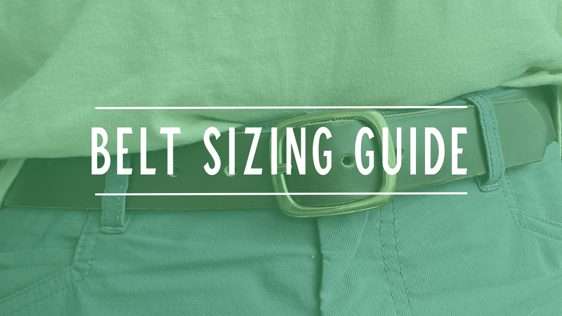 New belt? Here's how to find your size.
