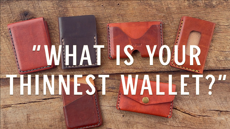Testing to find out which is our thinnest wallet