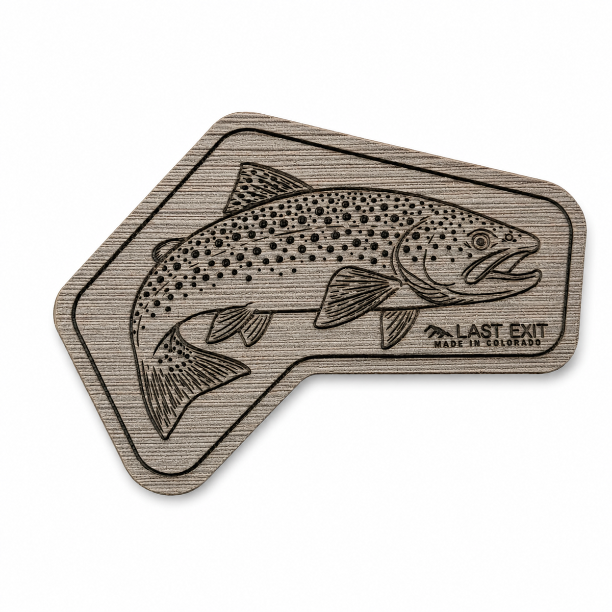 Seadek foam fly patch brown trout Last Exit Goods