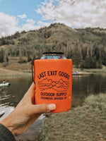 Vinyl Koozie with Leather Holder