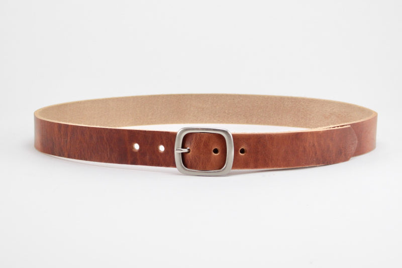 1-1/4" La Plata Belt - Center Bar Buckle, English Tan