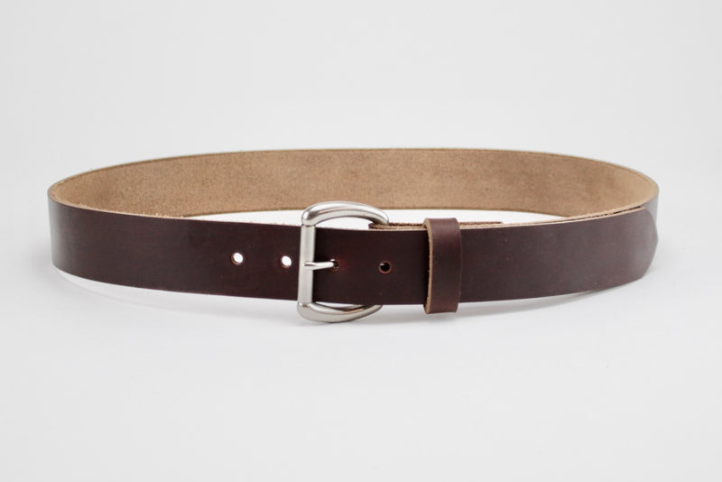 1-1/2" Gunnison Belt - Roller Bar Buckle, Brown