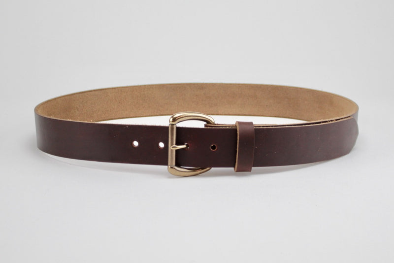 1-1/2" Gunnison Belt - Roller Bar Buckle, Brown