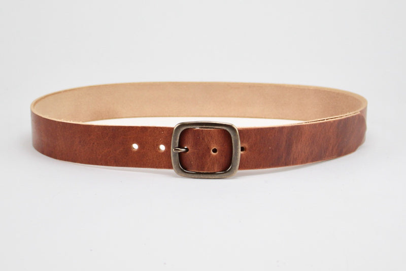 1-1/2" Gunnison Belt - Center Bar Buckle, English Tan