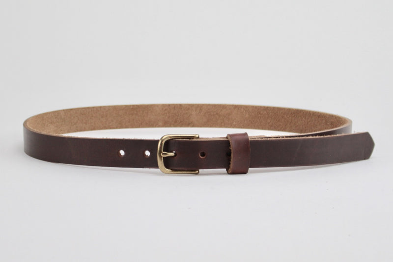 1" Dolores Belt - Heel Bar Buckle, Brown