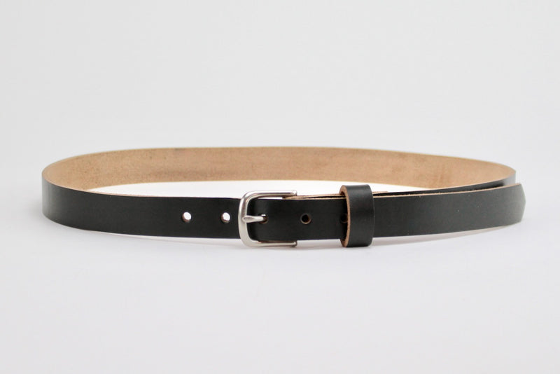 1" Dolores Belt - Heel Bar Buckle, Black