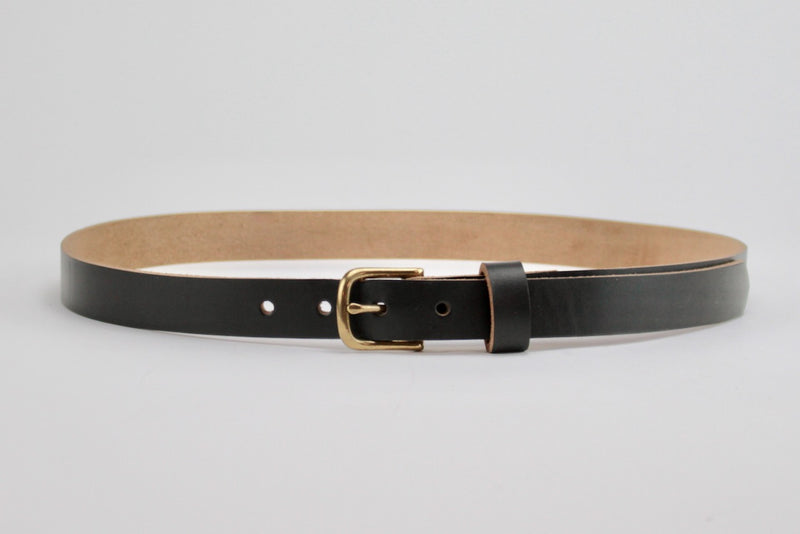 1" Dolores Belt - Heel Bar Buckle, Black