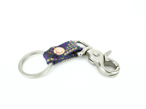 Recycled Climbing Rope Keychain
