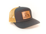 Leather Patch Trucker